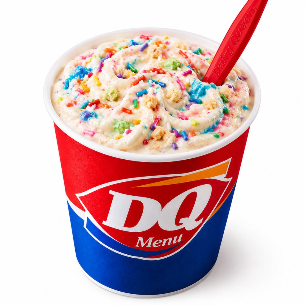 Confetti Cake Blizzard Treat