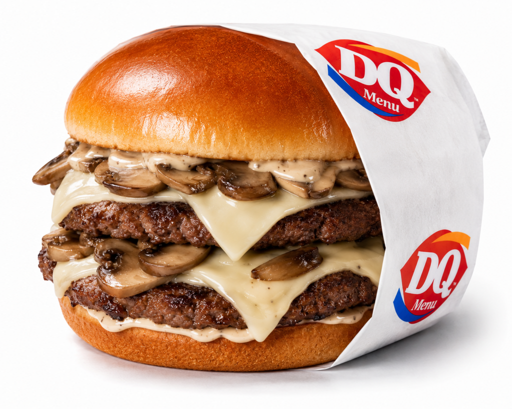 Mushroom Swiss Stackburger