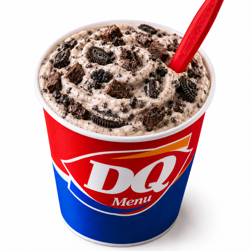 Oreo Fudge Brownie Blizzard Treat
