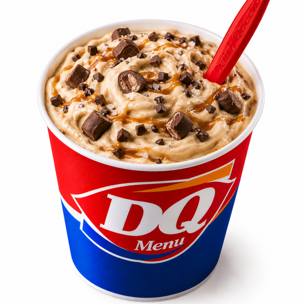 Salted Caramel Truffle Blizzard Treat