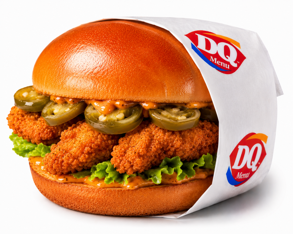 Spicy Chicken Strip Sandwich